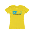 Every Season Is Hockey Season Women's Boyfriend Tee (Sky Blue Logo) - Various Colors