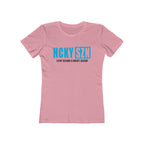 Every Season Is Hockey Season Women's Boyfriend Tee (Sky Blue Logo) - Various Colors