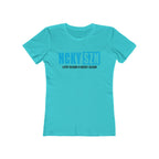 Every Season Is Hockey Season Women's Boyfriend Tee (Sky Blue Logo) - Various Colors