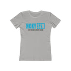 Every Season Is Hockey Season Women's Boyfriend Tee (Sky Blue Logo) - Various Colors