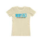 Every Season Is Hockey Season Women's Boyfriend Tee (Sky Blue Logo) - Various Colors