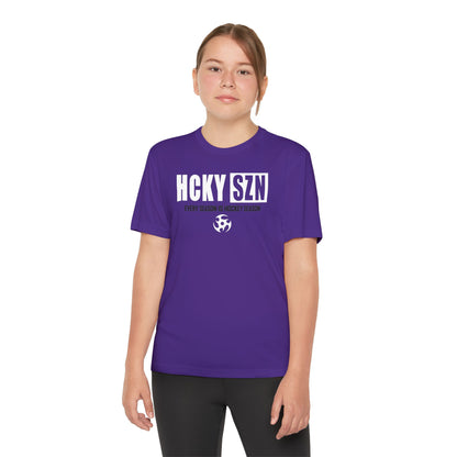 Every Season is HCKY SZN Youth Competitor Tee (White Logo) - Various Colors