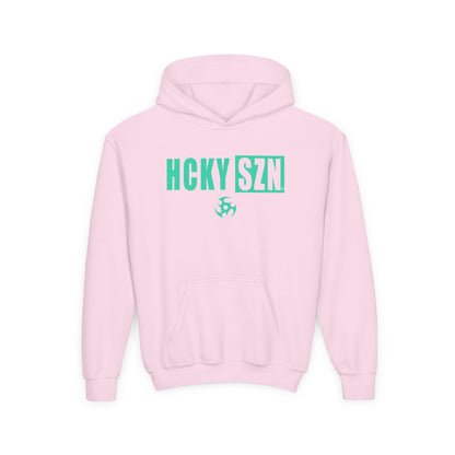 Youth HCKY SZN (Seafoam Logo) Hooded Sweatshirt - Various Colors