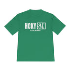 HCKYSZN (All Gas) Adult Performance Tee - Kelly Green/White/White