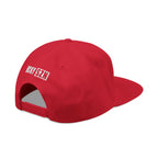 Upside Down HCKY SZN Embroidered Snapback Hat (Red)