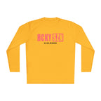HCKYSZN (All Gas) Long Sleeve Adult Performance Tee - Gold/Peach/Black