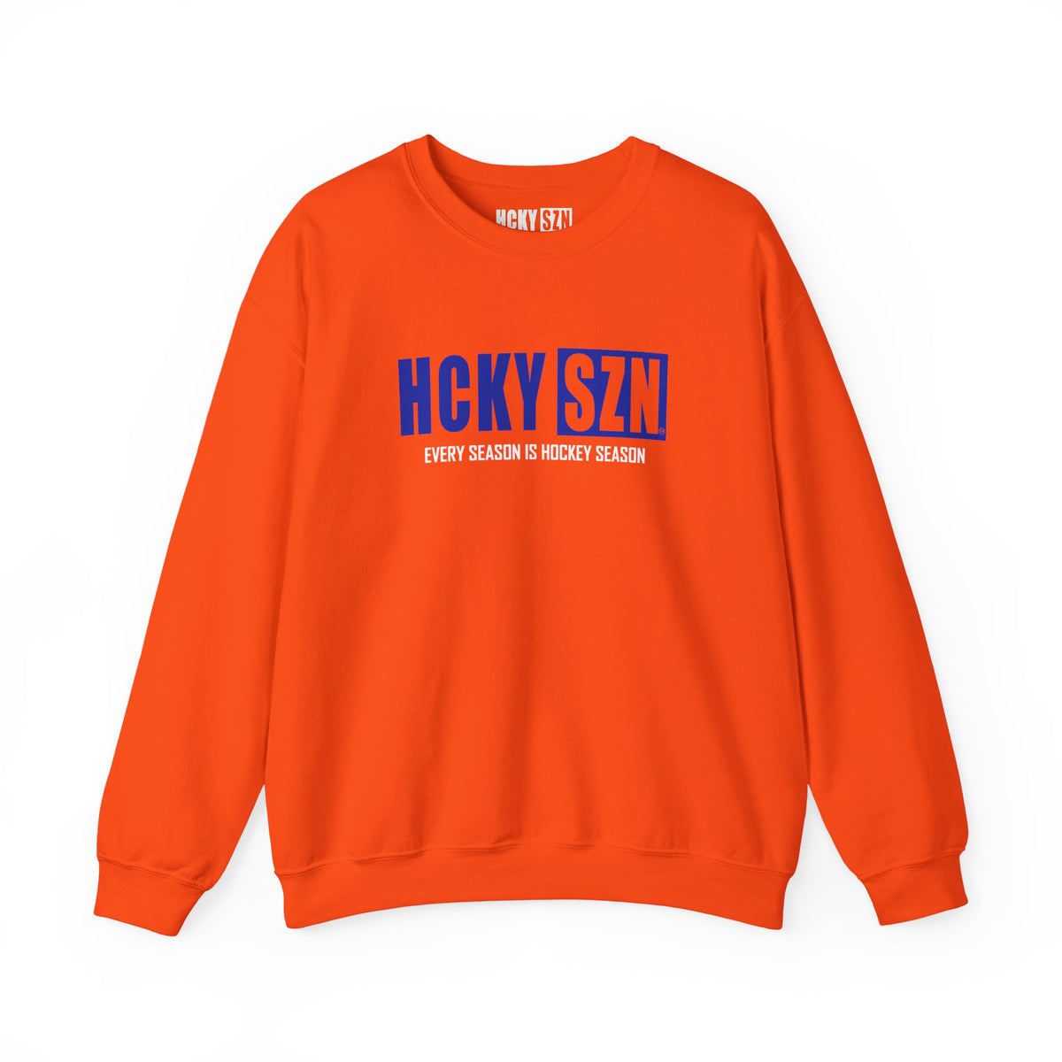 HCKY SZN Crewneck Sweatshirt (Royal Blue Logo) - Various Colors