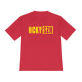 HCKYSZN (Flagship Logo) Adult Performance Tee - Red/Yellow