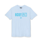 HCKY SZN Simple Star DryBlend Tee Shirt (Sky Blue Logo) - Various Colors