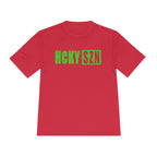 HCKYSZN (Flagship Logo) Adult Performance Tee - Red/Lime