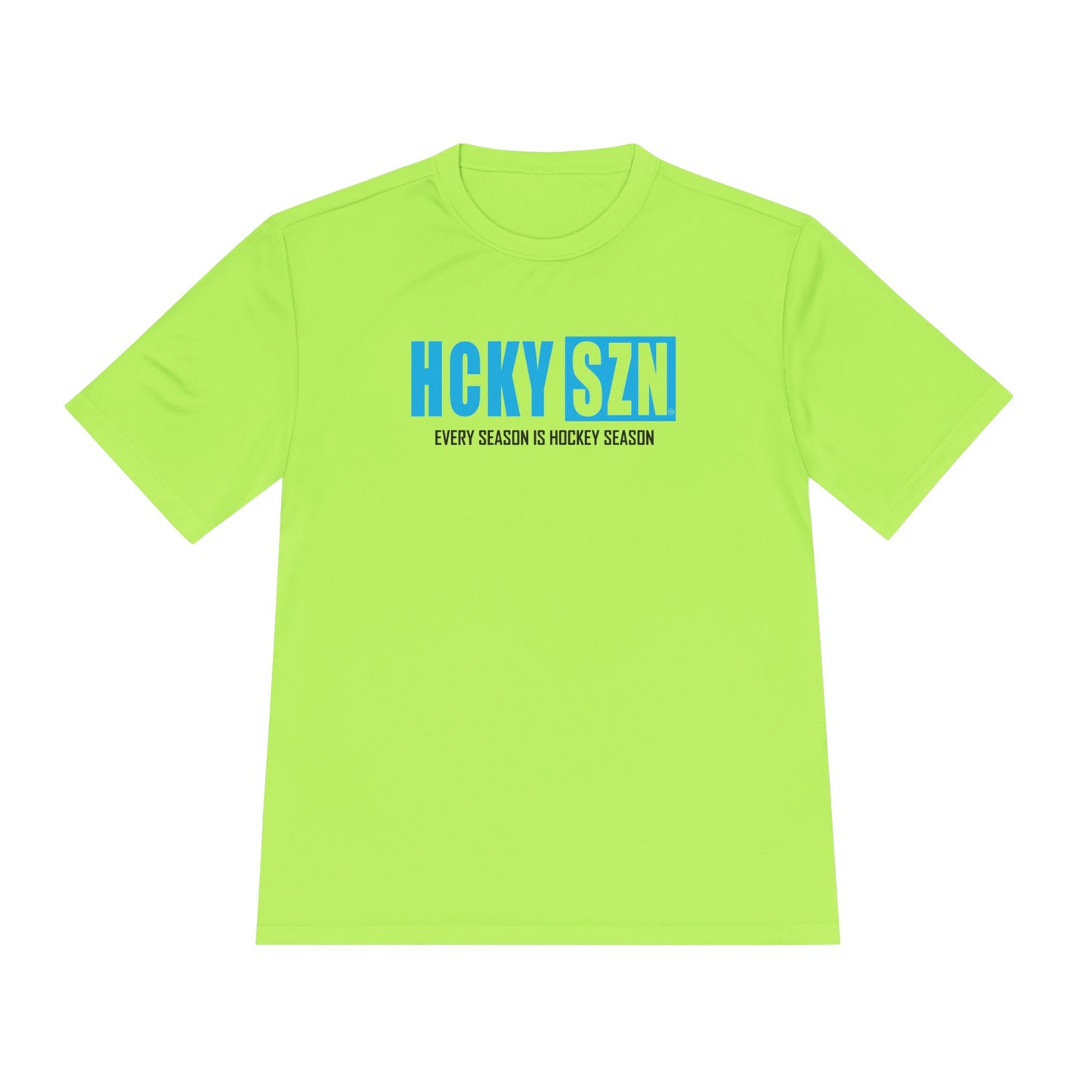 Every Season is HCKYS Performance Tee - Sky Blue Logo