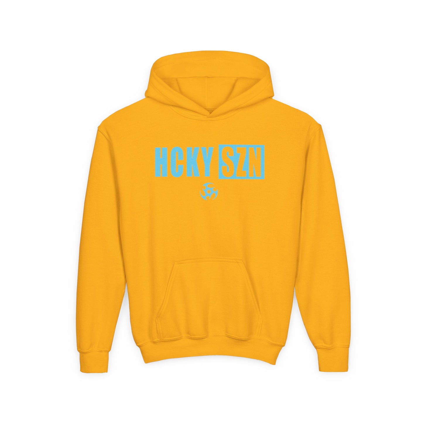 Youth HCKY SZN (Sky Blue Logo) Hooded Sweatshirt - Various Colors