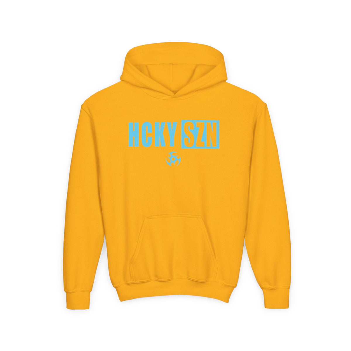 Youth HCKY SZN (Sky Blue Logo) Hooded Sweatshirt - Various Colors