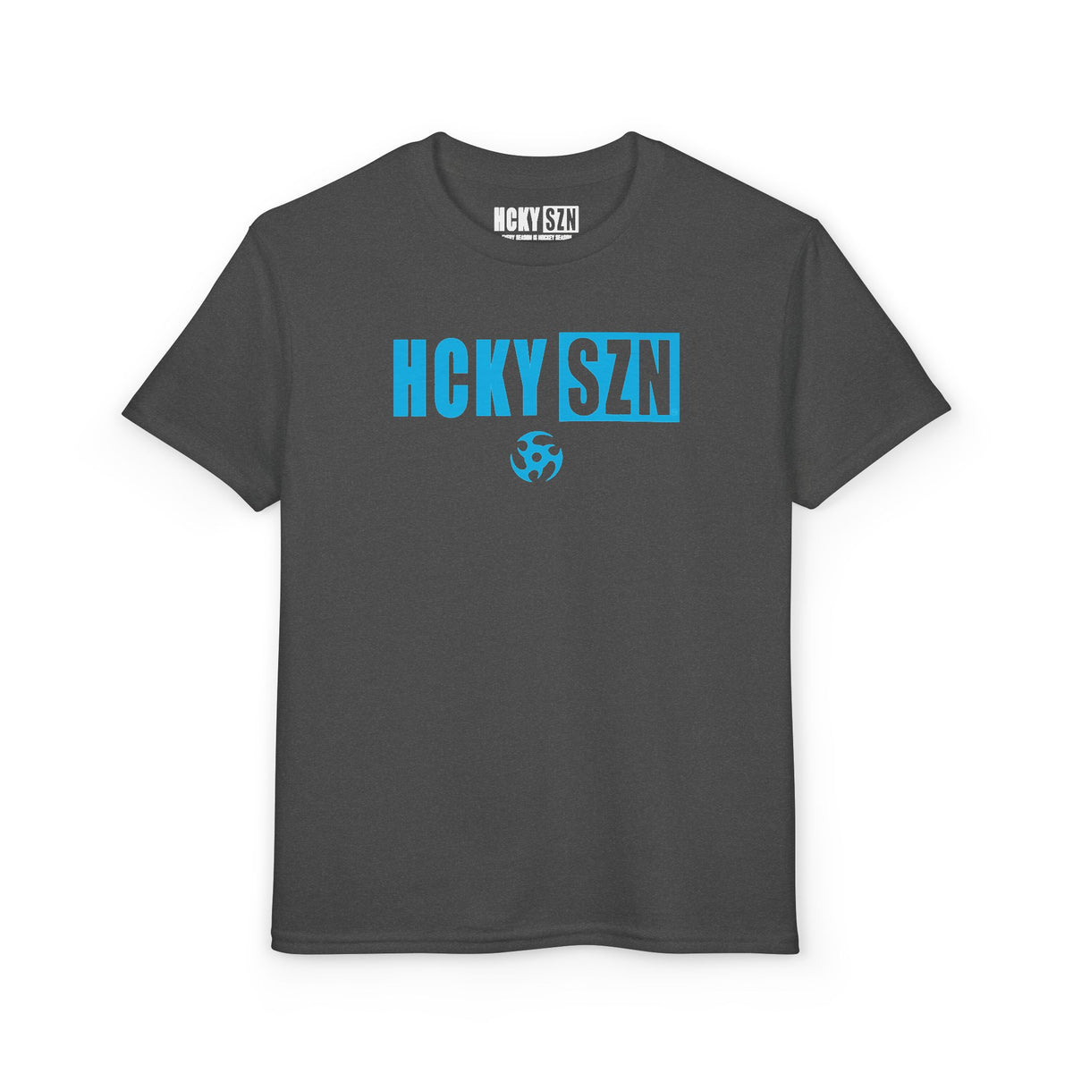 Youth HCKY SZN DryBlend Tee Shirt (Sky Blue Logo) - Various Colors
