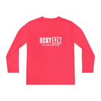 Every Season is HCKYSZN Youth Performance Long Sleeve Tee - White Logo