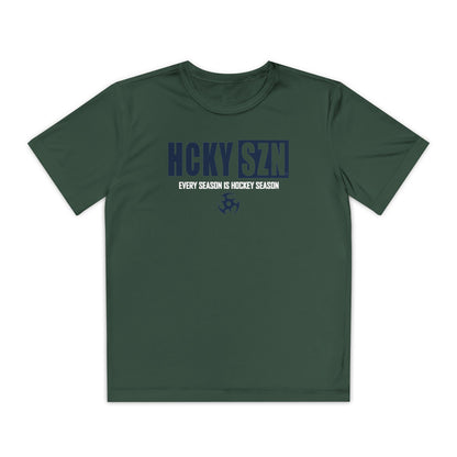 Every Season is HCKY SZN Youth Competitor Tee (Navy Logo) - Various Colors