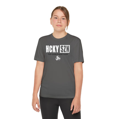 Every Season is HCKY SZN Youth Competitor Tee (White Logo) - Various Colors