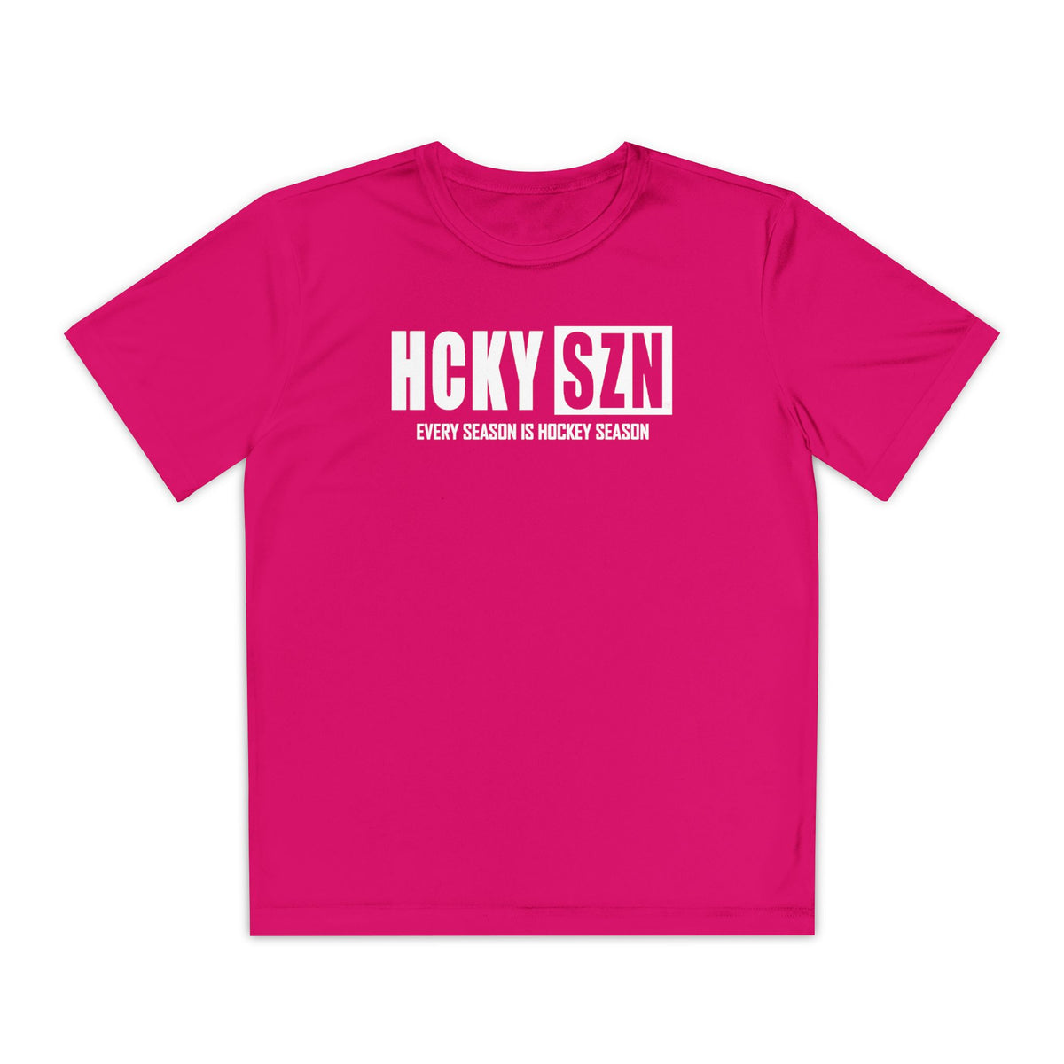 Every Season is HCKYSZN Youth Competitor Tee - White Logo