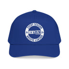HCKY SZN Circle Logo Mid Profile Baseball Cap (Royal/Royal/White)