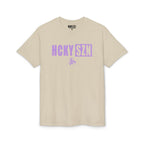 HCKY SZN Simple Star DryBlend Tee Shirt (Lavender Logo) - Various Colors