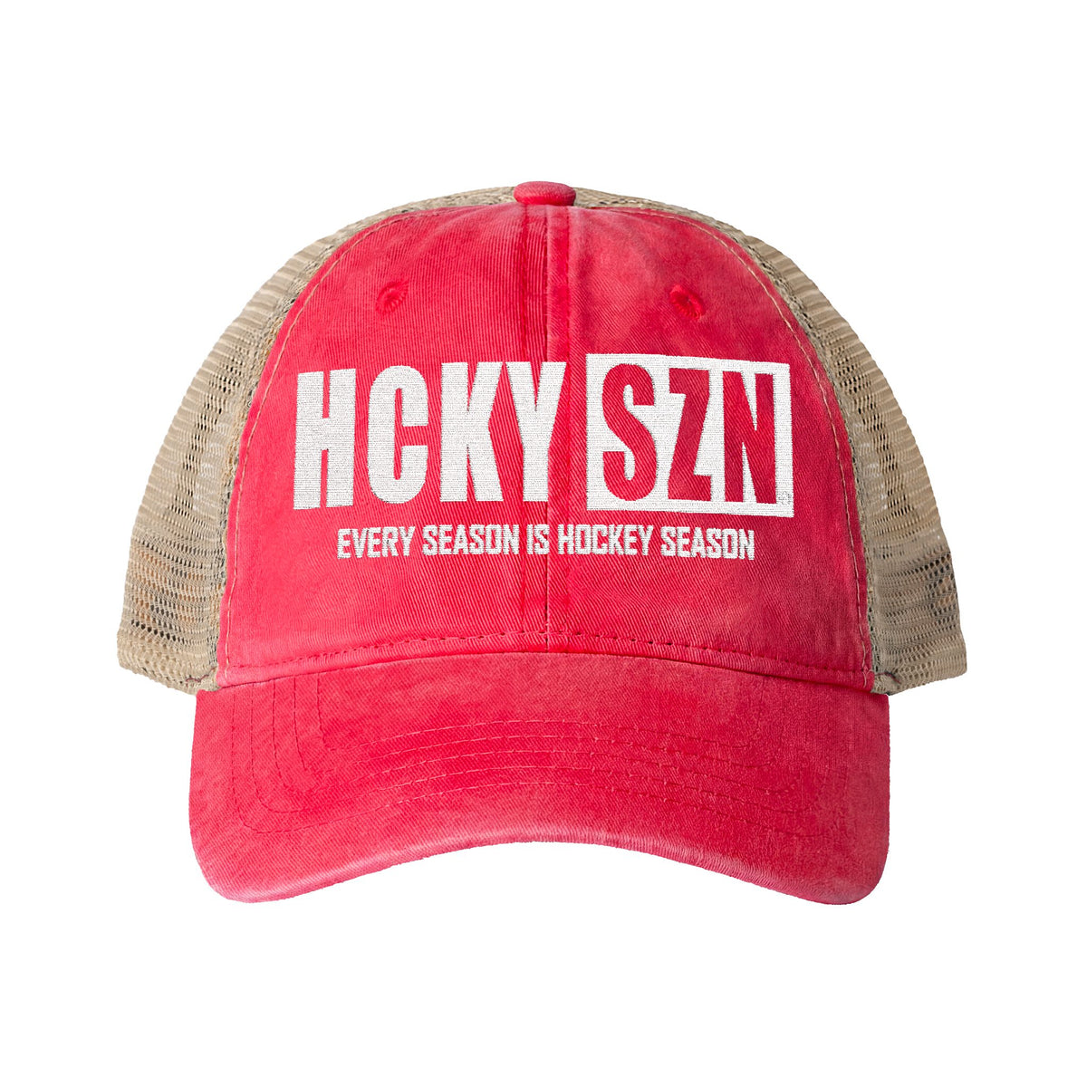 Women's Every Season Mesh Back Cap - Red/Leopard