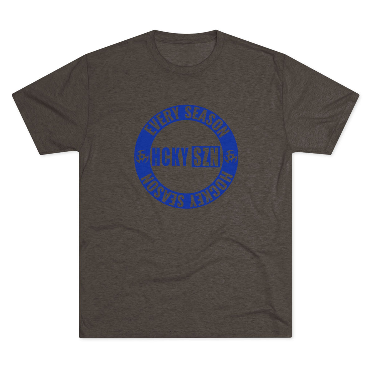 HCKY SZN Circle Logo TriBlend Tee Shirt (Royal Blue) - Various Colors