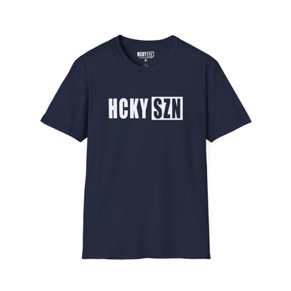HCKY SZN Softstyle Tee Shirt (Navy)