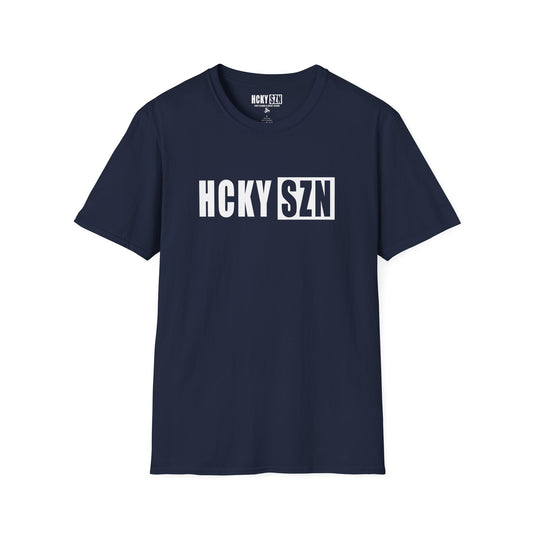 HCKY SZN Softstyle Tee Shirt (Navy)