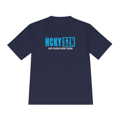 Every Season is HCKYS Performance Tee - Sky Blue Logo