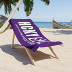 Every Season is HCKY SZN Beach Towel (Purple)