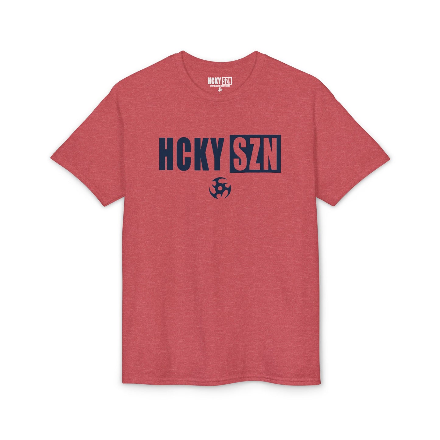 HCKY SZN Simple Star DryBlend Tee Shirt (Navy Logo) - Various Colors