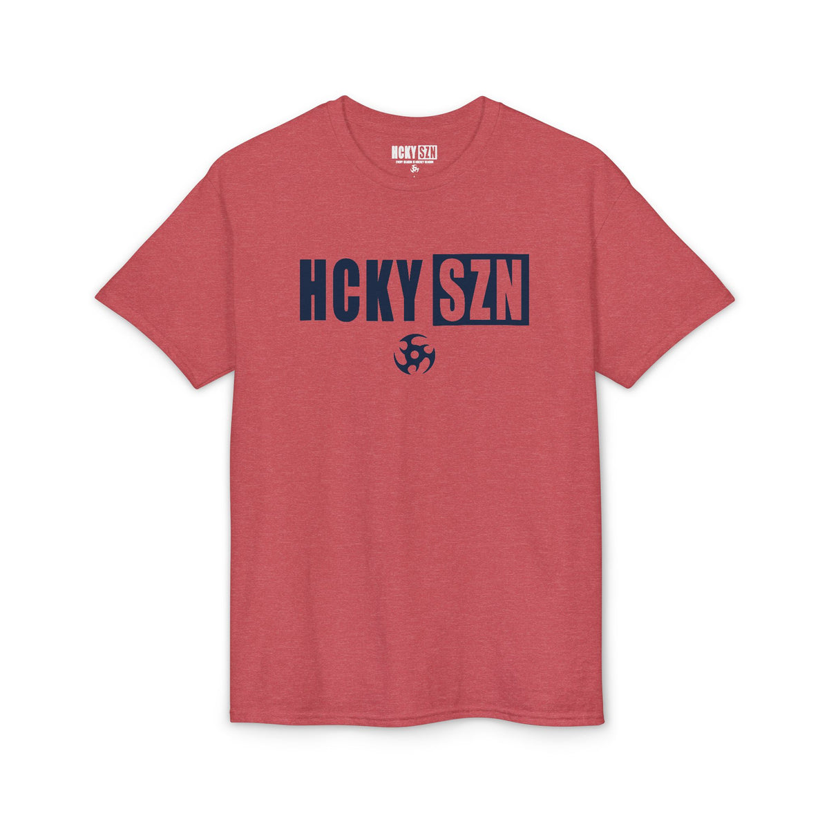 HCKY SZN Simple Star DryBlend Tee Shirt (Navy Logo) - Various Colors