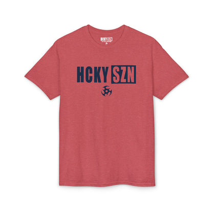 HCKY SZN Simple Star DryBlend Tee Shirt (Navy Logo) - Various Colors