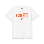 HCKY SZN Simple Star DryBlend Tee Shirt (Orange Logo) - Various Colors
