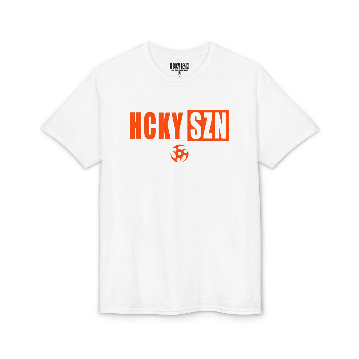 HCKY SZN Simple Star DryBlend Tee Shirt (Orange Logo) - Various Colors