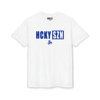 HCKY SZN Simple Star DryBlend Tee Shirt (Blue Logo) - Various Colors