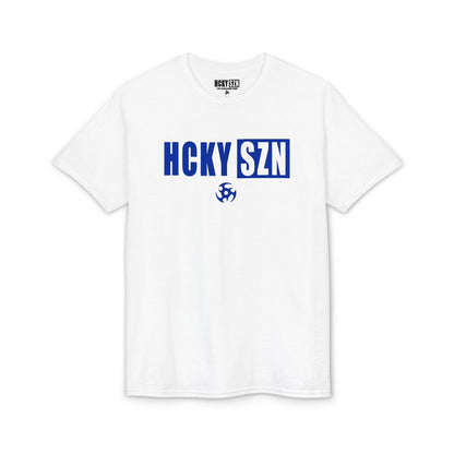 HCKY SZN Simple Star DryBlend Tee Shirt (Blue Logo) - Various Colors