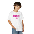 Youth HCKY SZN DryBlend Tee Shirt (Pink Logo) - Various Colors