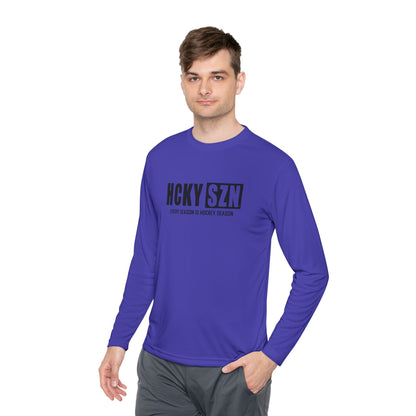 Every Season is HCKYSZN Performance Long Sleeve Tee - Black Logo