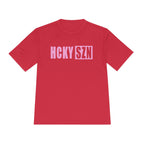 HCKYSZN (Flagship Logo) Adult Performance Tee - Red/Pink