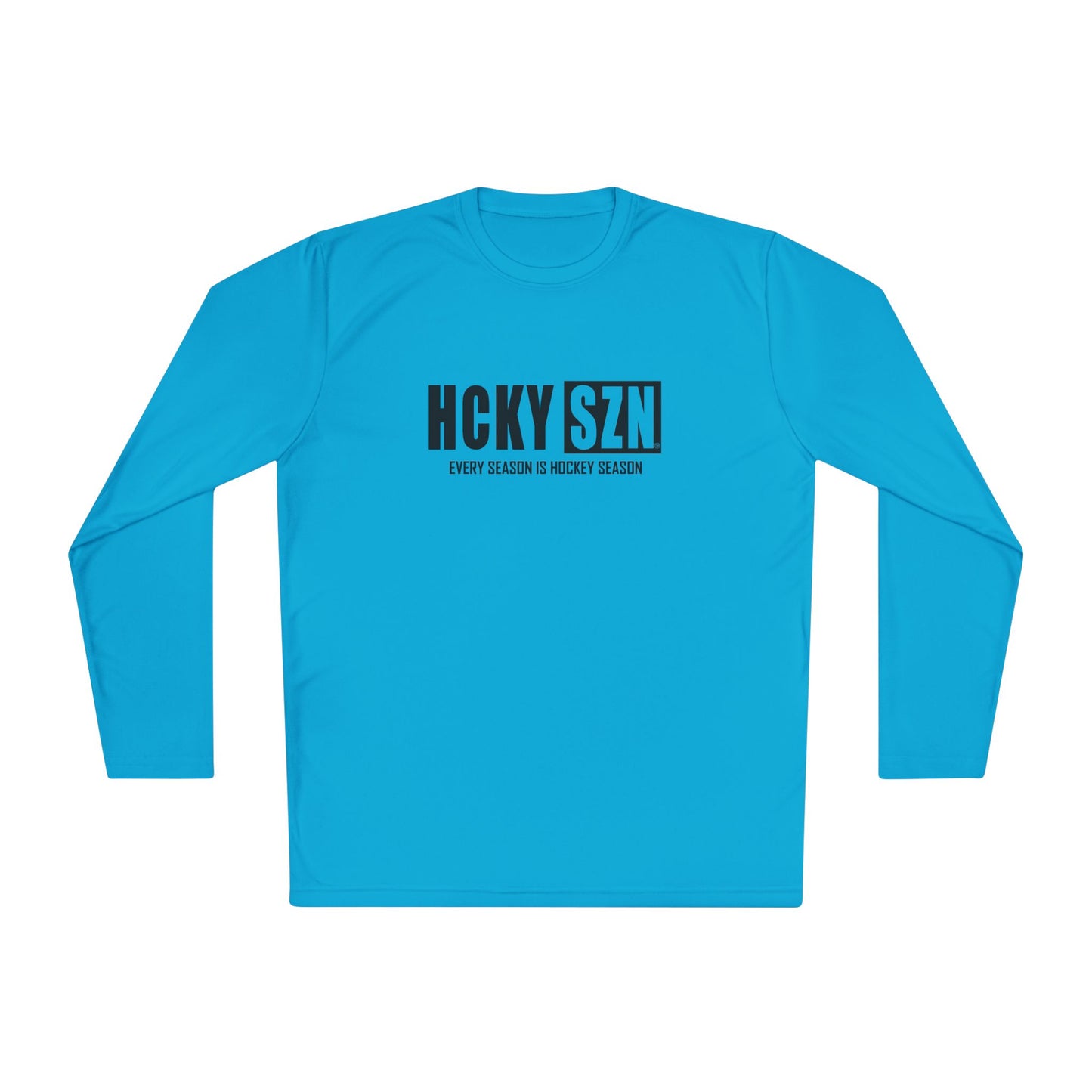 Every Season is HCKYSZN Performance Long Sleeve Tee - Black Logo