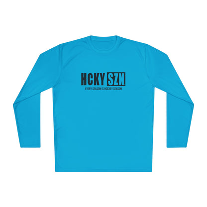 Every Season is HCKYSZN Performance Long Sleeve Tee - Black Logo