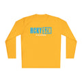 HCKYSZN (All Gas) Long Sleeve Adult Performance Tee - Gold/Sky Blue/White