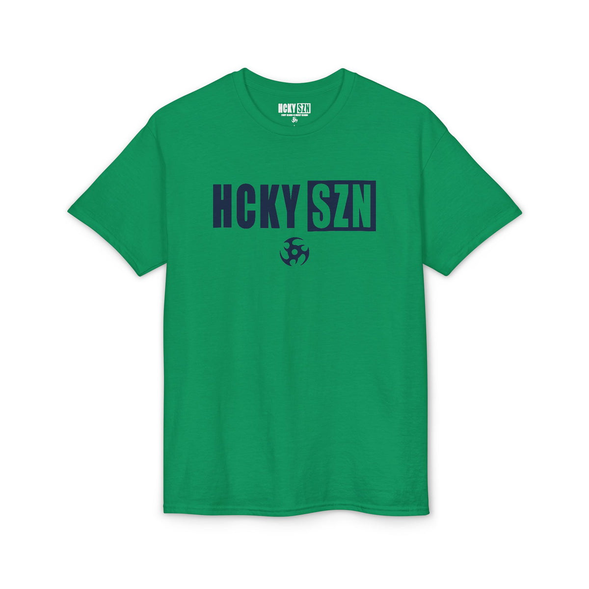 HCKY SZN Simple Star DryBlend Tee Shirt (Navy Logo) - Various Colors