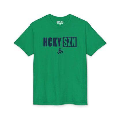HCKY SZN Simple Star DryBlend Tee Shirt (Navy Logo) - Various Colors