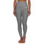 HCKY SZN High Waisted Yoga Leggings (Graphite Grey)
