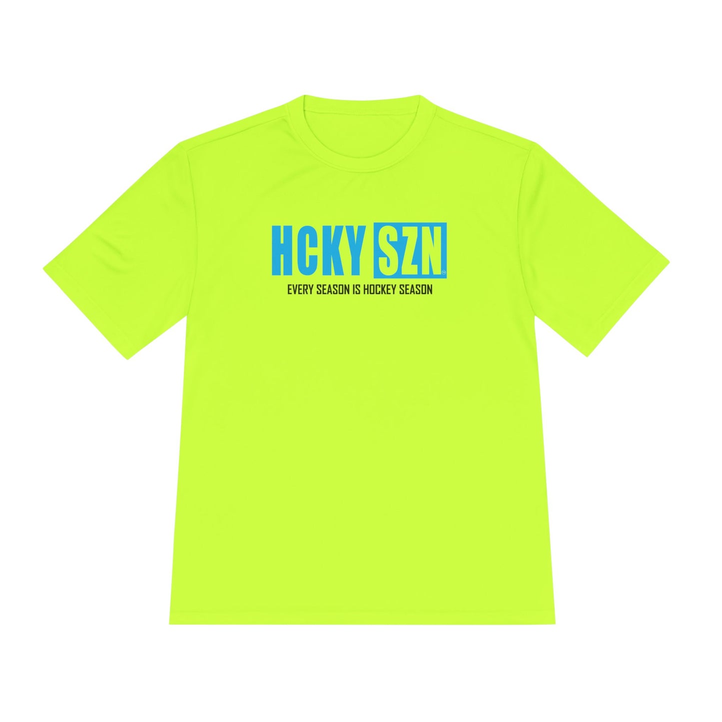 Every Season is HCKYS Performance Tee - Sky Blue Logo