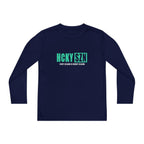 Every Season is HCKY SZN Youth Competitor Long Sleeve Tee (Seafoam Logo) - Various Colors
