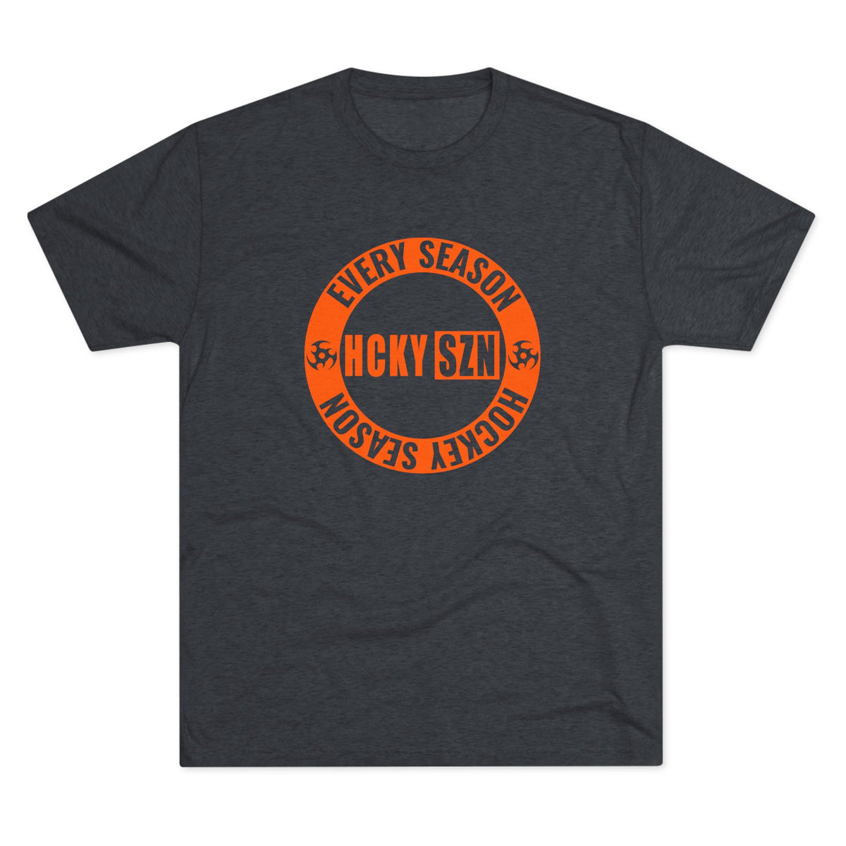 HCKY SZN Circle Logo TriBlend Tee Shirt (Orange) -Various Colors