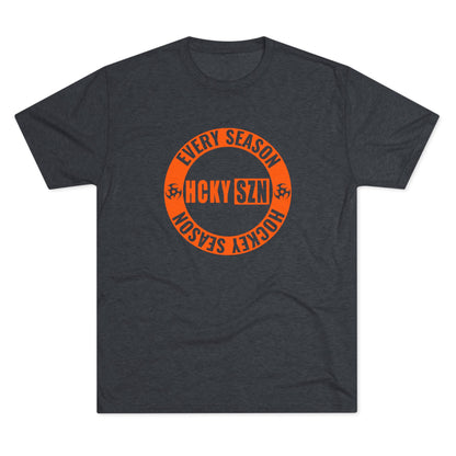 HCKY SZN Circle Logo TriBlend Tee Shirt (Orange) -Various Colors